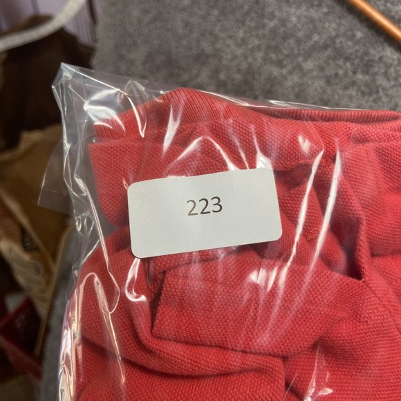 Polo Ralph Lauren Shirt Mens Medium Orange Polo Big Pony Short Sleeve Embroidery - Picture 10 of 10